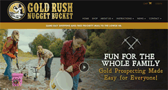 Desktop Screenshot of goldrushnuggetbucket.com